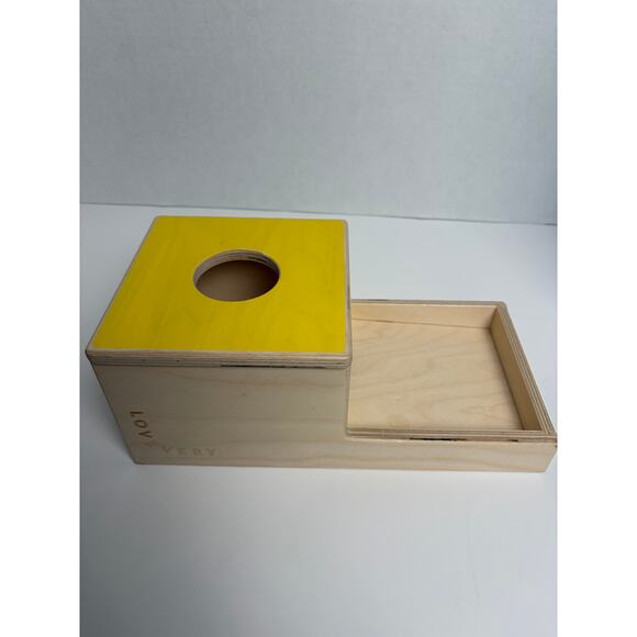 Lovevery Sliding Top Box and Ball Drop Box with Ball Lot - Picture 4 of 8